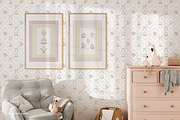 Grandmillenial whimsy flowers stripe, an Object Graphic by Grace Noboa Illustrations (Thumbnail 4 of 14)