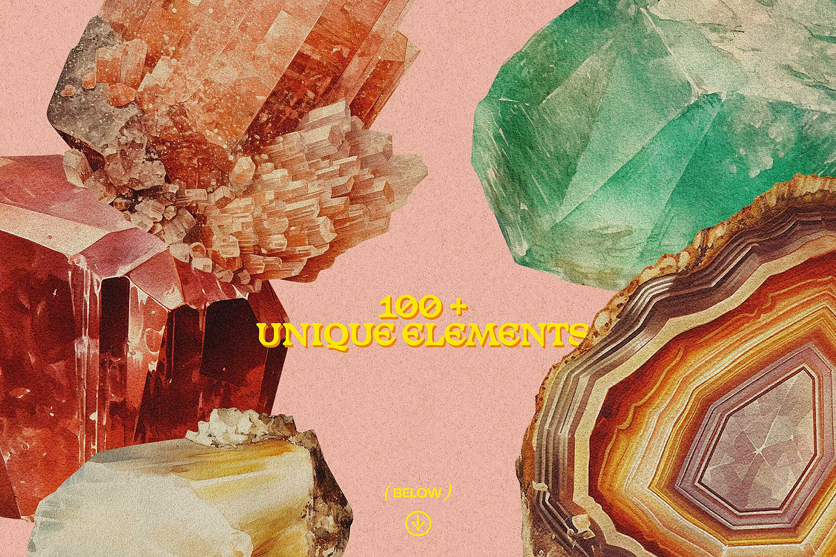 Gemstones and Crystals, an Object Illustration by AI Crafted Magnolia (Photo 4 of 16)