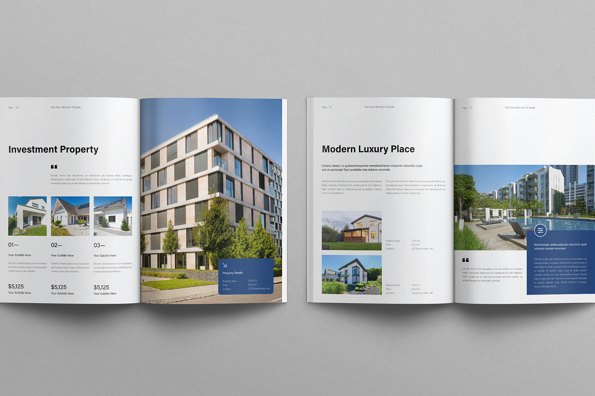 Real Estate Brochure Template, a Brochure Template by E-Type (Photo 5 of 7)