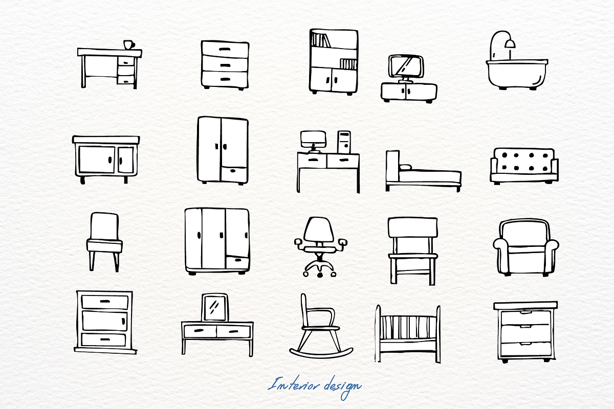 Interior design illustrations, a Decorative Illustration by paperinsun (Photo 5 of 5)