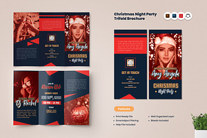 Christmas Night Party Trifold