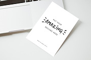 6 minimalistic mockups + bonus card!, a Device Mockup by Marie Smth (Thumbnail 3 of 6)