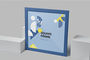 Square Picture Frame Mockups, an Advertising Mockup by megostudi0 (Thumbnail 3 of 7)