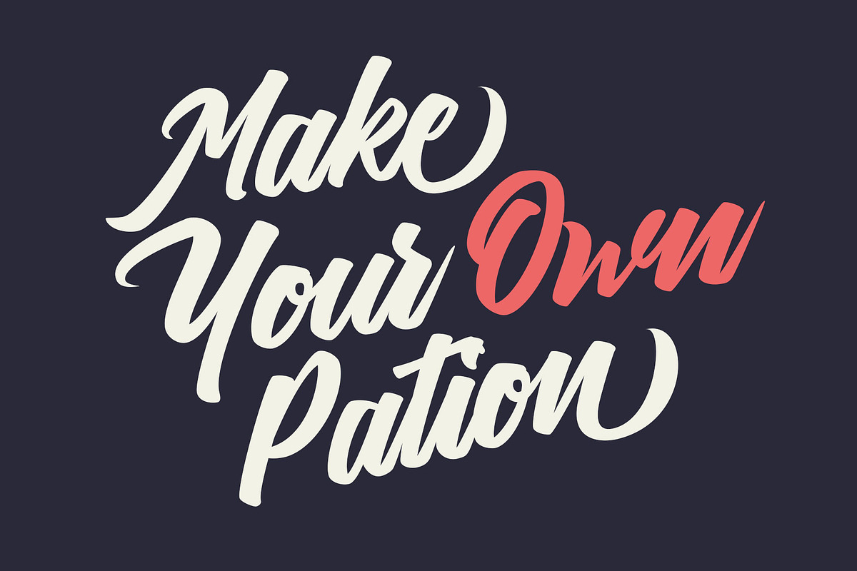 Kangchen, a Script Font by Analogous (Photo 11 of 12)