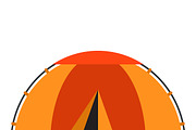 Hiking and Camping Tents Vector Set, an Illustration by Alex Krugli (Thumbnail 10 of 13)