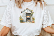 Watercolor Cute Peaches Garden Fruit, an Illustration by CraftArtStudio (Thumbnail 5 of 6)