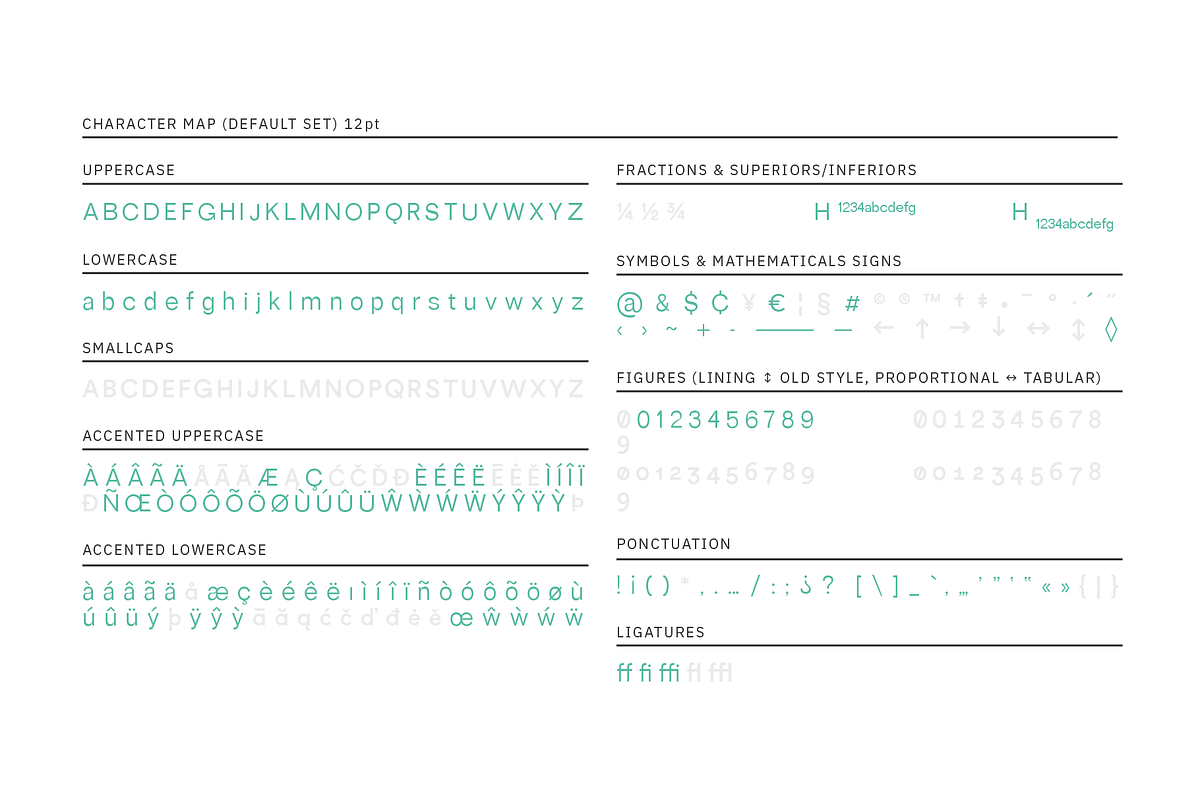 Aspirat Typeface preview 5