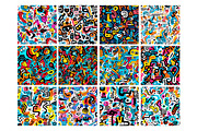 Doodles Graffiti Seamless Pattern, a Pattern Graphic by Forhadx5 (Thumbnail 6 of 7)