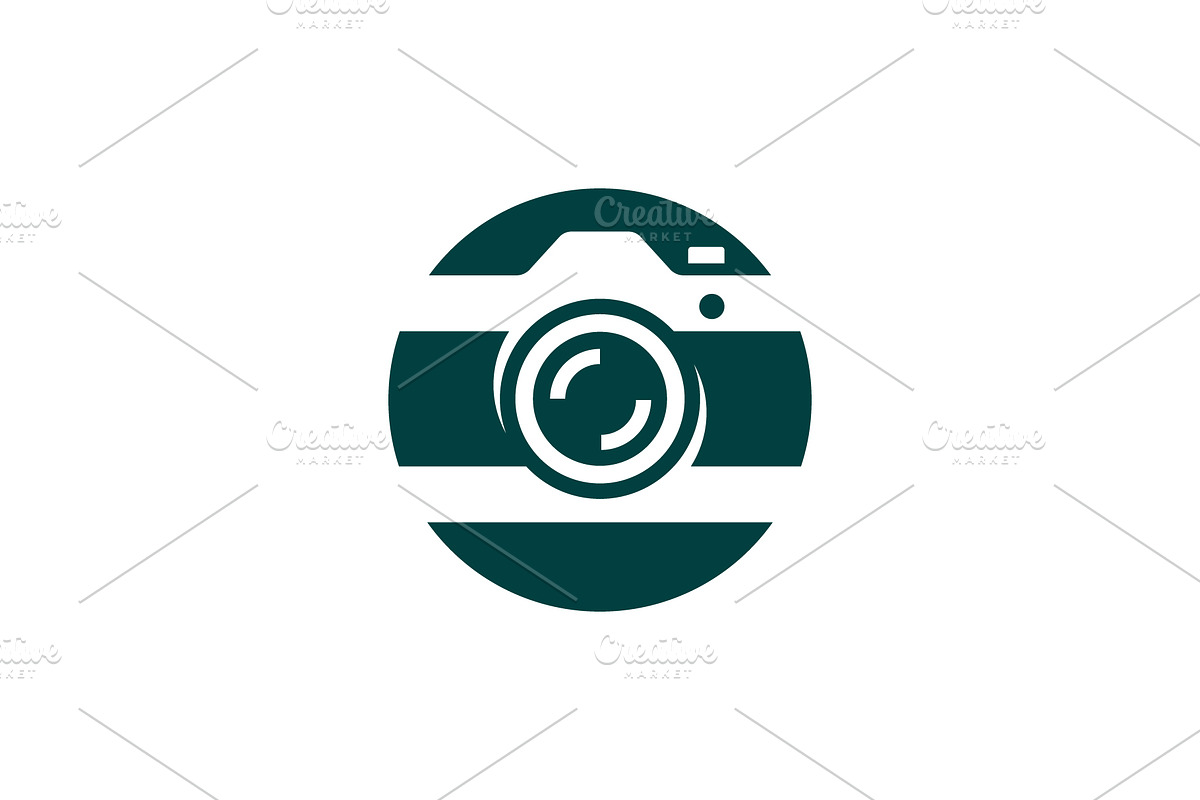 circle camera logo, a Branding & Logo Template by Rasagama Studio