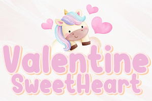 Valentine SweetHeart - Handwritting