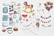 Teddy Bear Clipart Set, an Animal Illustration by HabitusDesigns (Thumbnail 3 of 10)