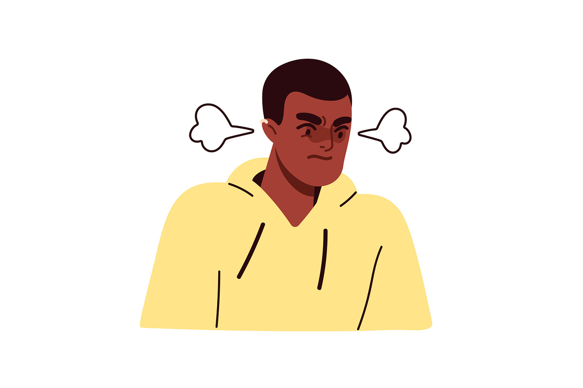 People feeling anger, rage set, a Person Illustration by Good Studio (Photo 12 of 12)