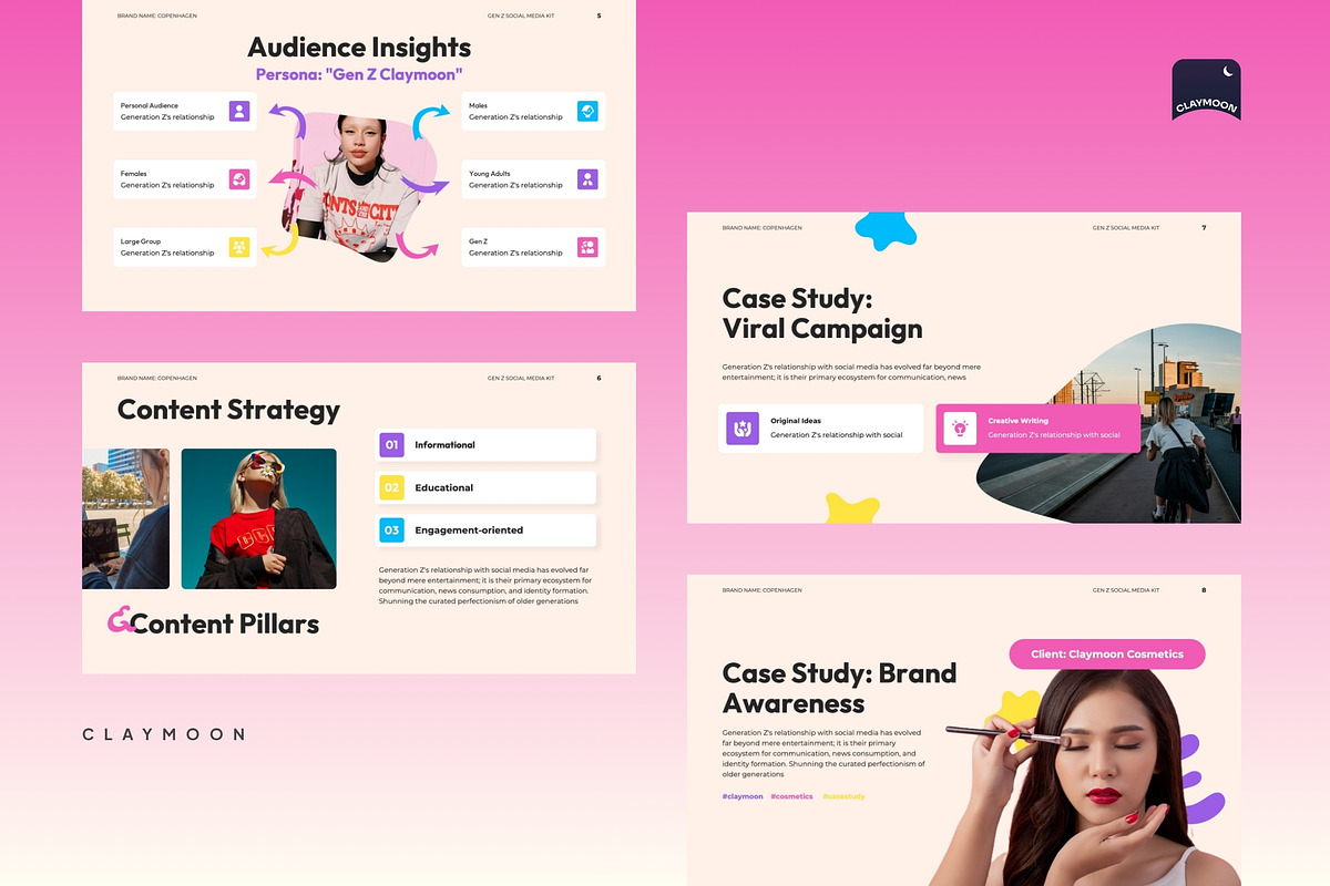 Agency & Creator Kit Pitch Deck, a Presentation Template by Claymoon Lab (Photo 4 of 7)