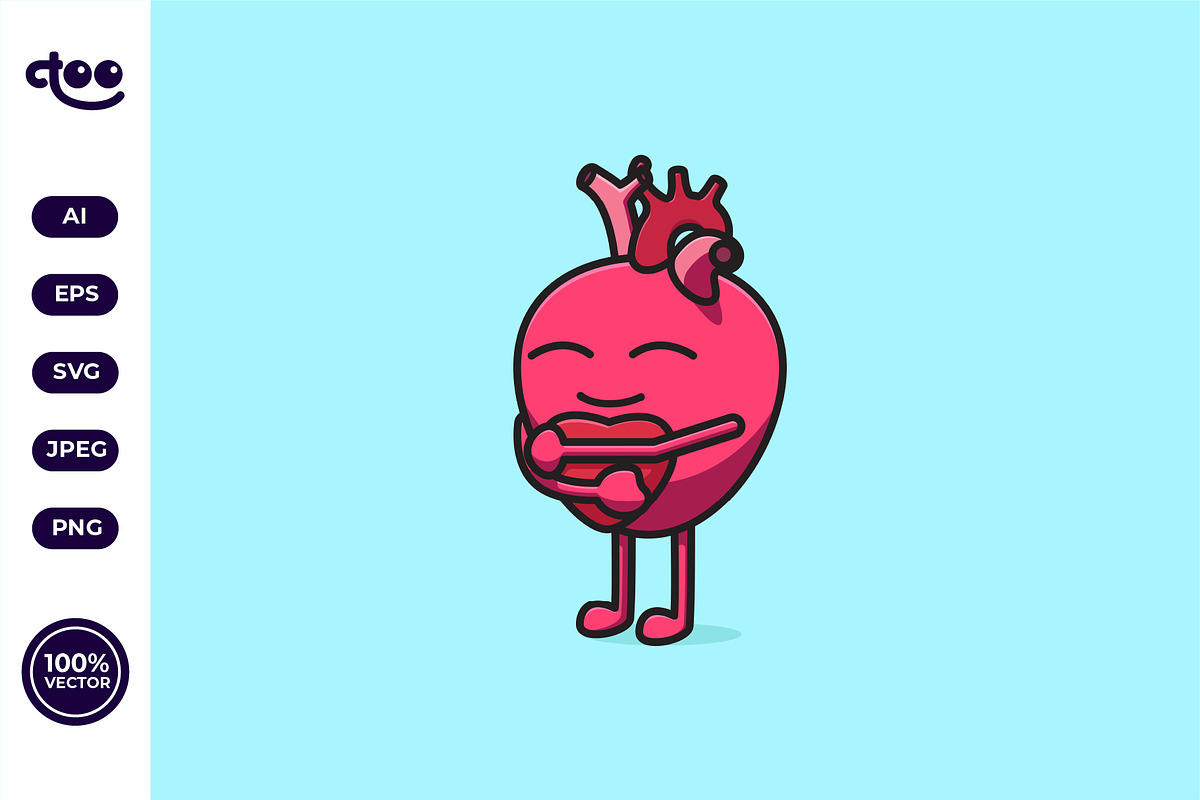 Self Love Starts from the Heart, a Healthcare Illustration by Satisfactoons