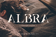 ALBRA - A Beautiful Serif, a Serif Font by Vroz Studio (Thumbnail 1 of 8)