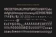 Remond Rounded Rough, a Sans Serif Font by Craft Supply Co. (Thumbnail 8 of 8)