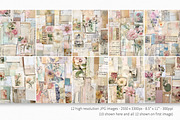 Vintage Pastel Collage Paintings, a Decorative Illustration by rileyBgraphics (Thumbnail 2 of 6)