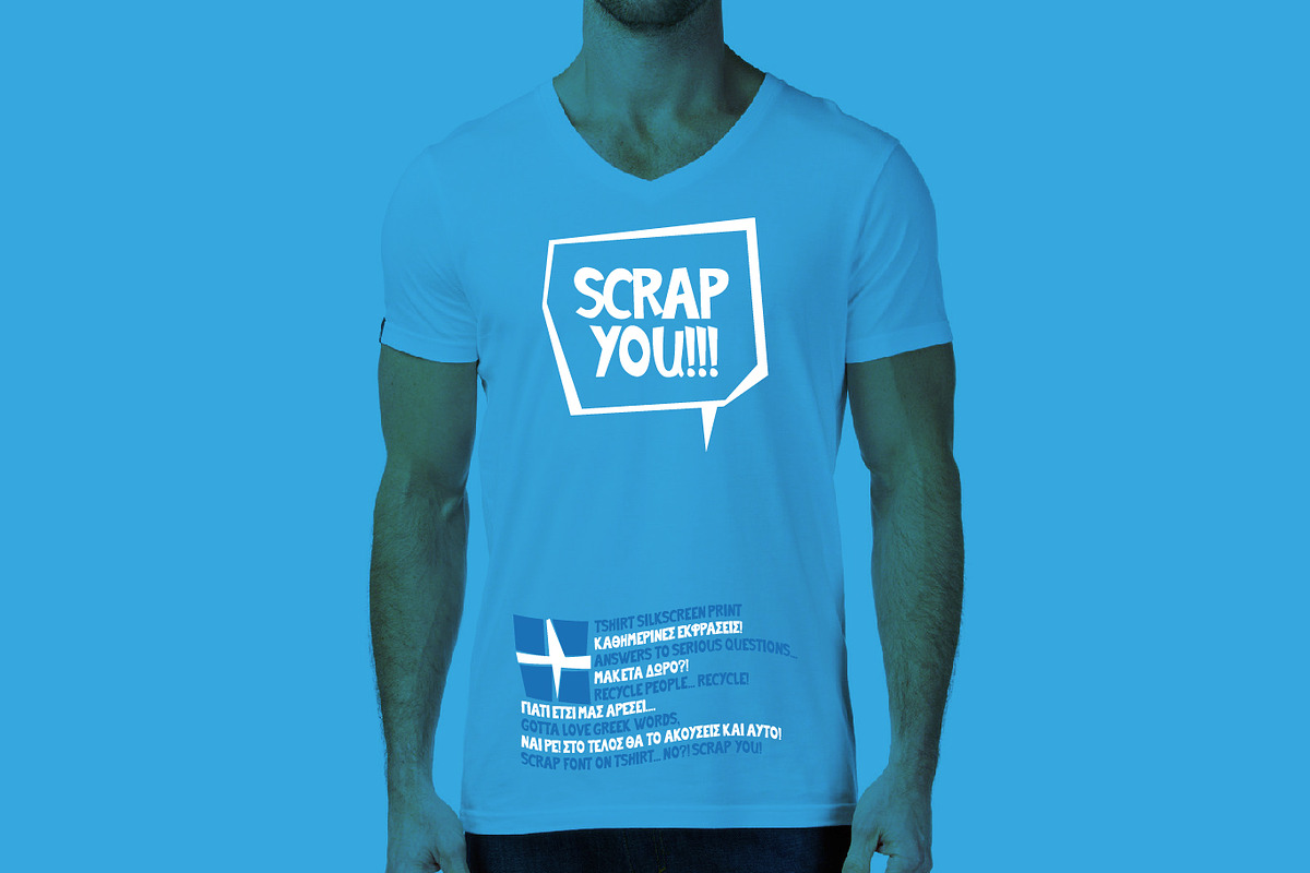 SCRAP Font BOLD preview 7