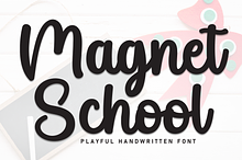 Magnet School | Script Font