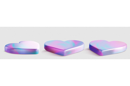 3d podium, hologram stand in heart, a Furniture 3D Model by art PVP - market