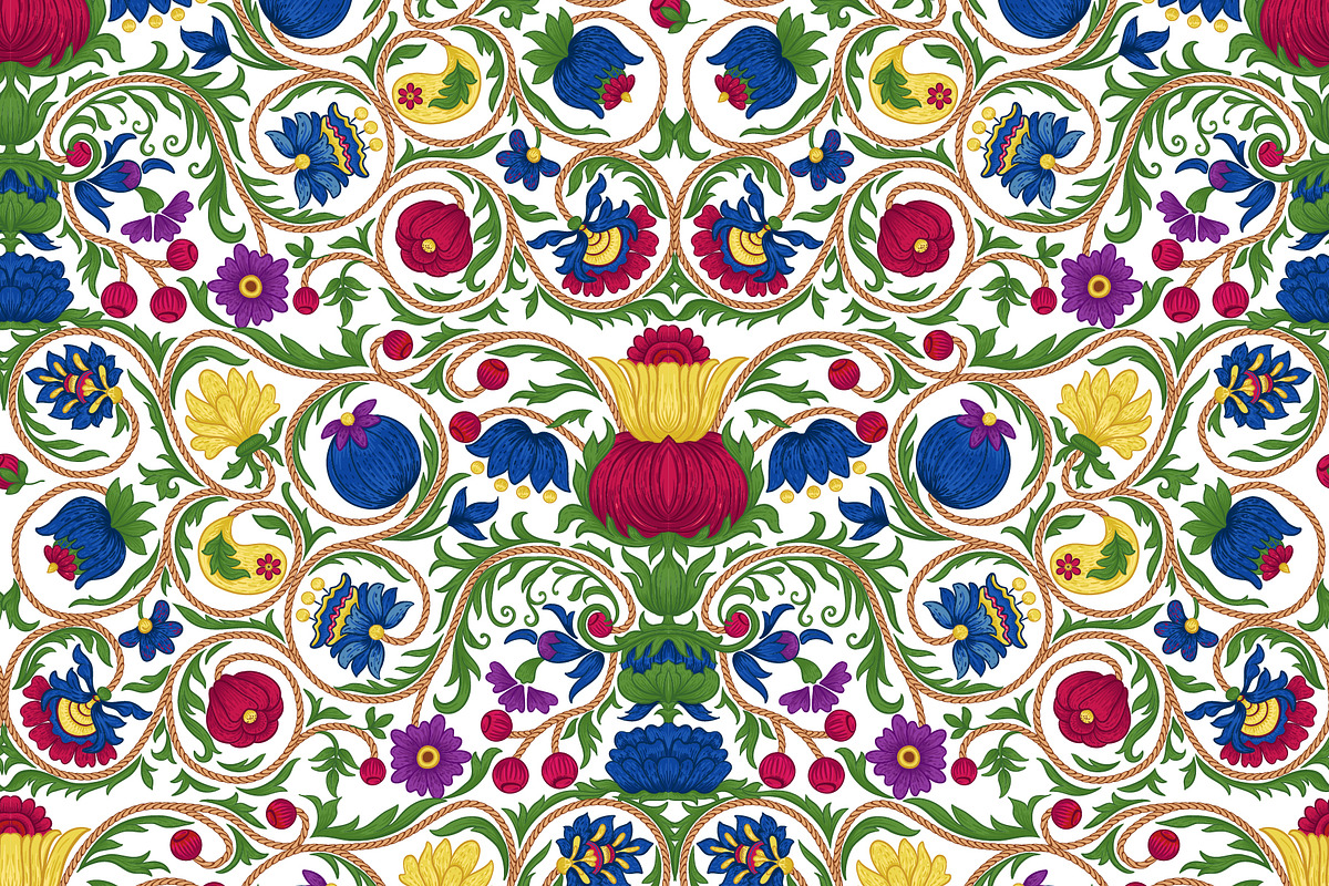 Elizabethan Embroidery, a Pattern Graphic by Elen-Lane (Photo 5 of 8)
