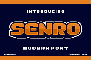 Senro - Bold Display Font