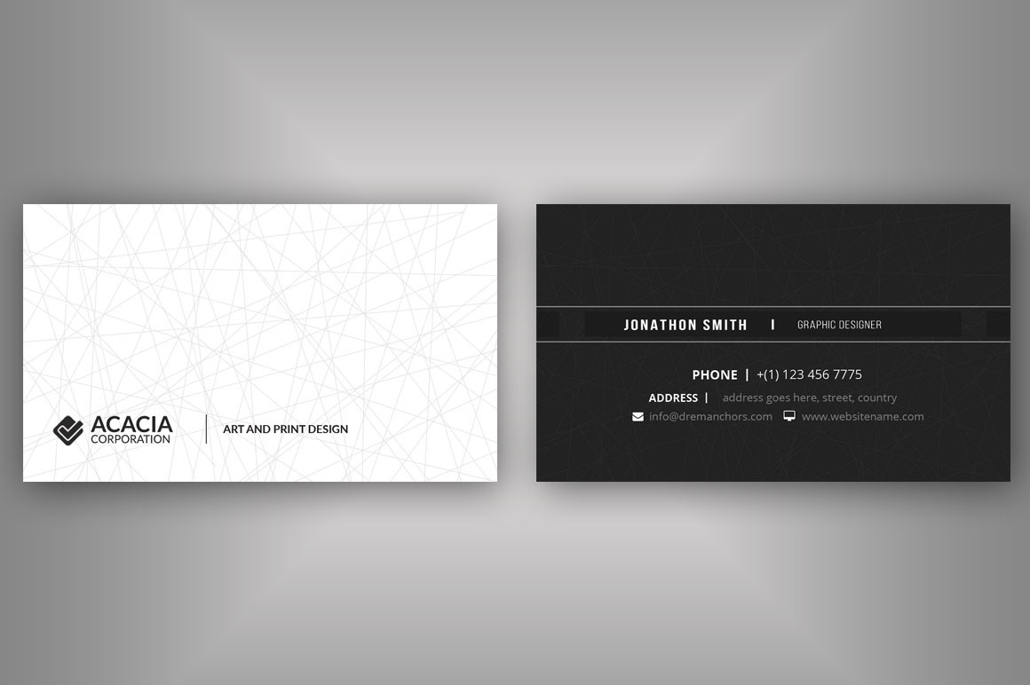 A8 Business Card, a Business Card Template by DesignGhar