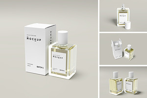 Bottle Perfume Mockup, a Packaging Mockup by xavier_studio