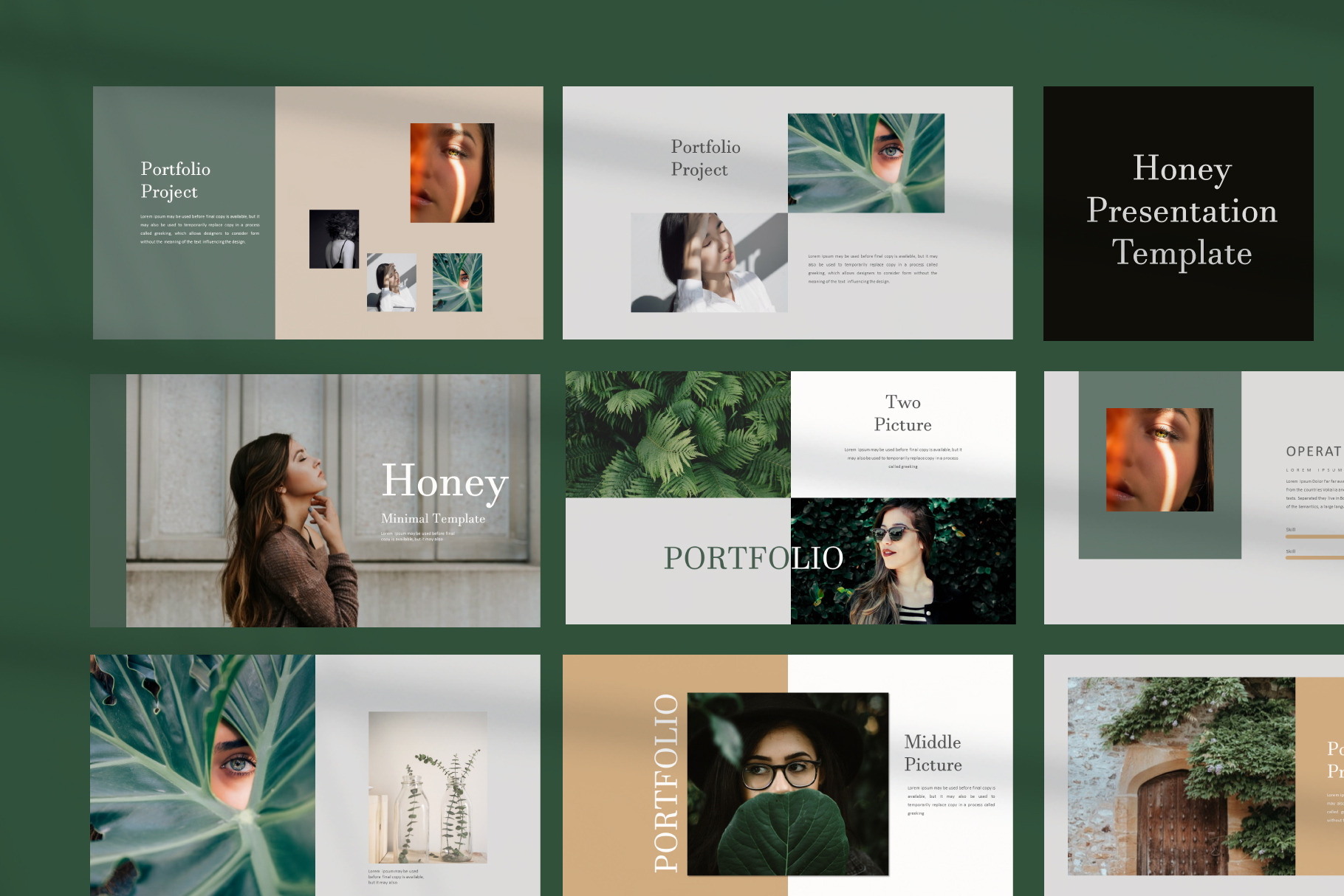 Honey - Lookbook Google Slide, a Presentation Template by Dirtytemp Studio