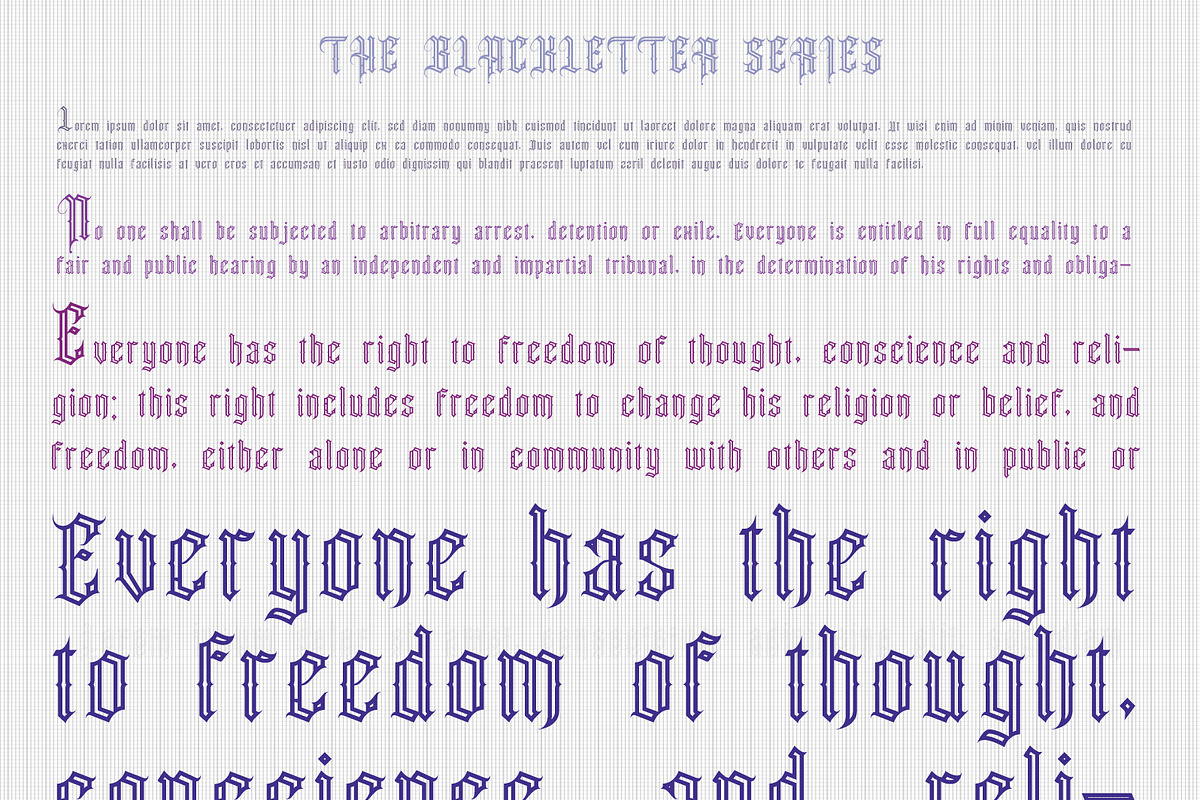 Sculpture Gothica, a Blackletter Font by cromatixclassroom (Photo 3 of 5)