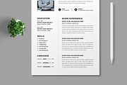 Resume Template, a Resume Template by MightyDesign (Thumbnail 3 of 6)