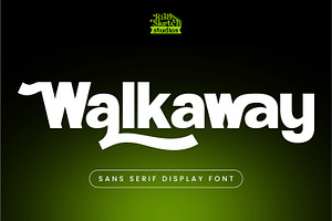 Walkaway - Sans Serif Display Font