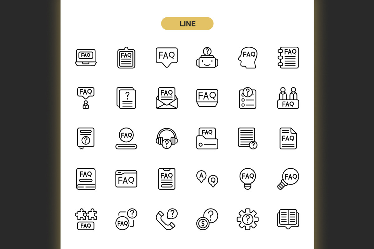 Question Icons, an Icon by Spacepixel Creative (Photo 2 of 3)