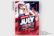 4th of July Flyer / Poster, a Flyer Template by Mariux (Thumbnail 2 of 2)