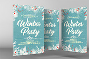 Winter Party Flyer Template, a Flyer Template by graphicforest (Thumbnail 2 of 3)