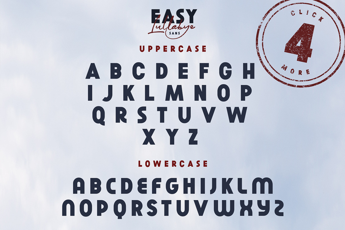 Easy Lullabye logo branding font, a Sans Serif Font by Konstantine Studio (Photo 9 of 11)