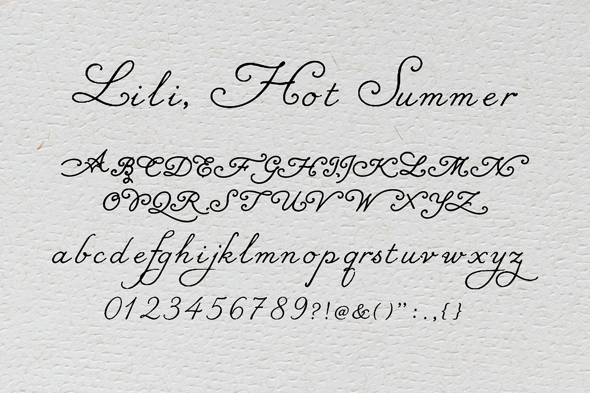Lili, Hot Summer - Font Duo, a Handwritten Font by Lilithcollageart (Photo 12 of 12)
