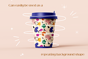 Abstract shape seamless pattern, a Pattern Graphic by Sigelt (Thumbnail 3 of 7)