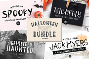 Halloween Font Bundle - .OTF Fonts, a Font by Blush Font Co. (Thumbnail 1 of 10)