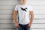 WWII Bombers Silhouettes, a Technology Illustration by Yurals Art (Thumbnail 4 of 5)