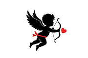 Cupid Angel Valentine Vector Bundle, an Illustration by jahid234 (Thumbnail 45 of 47)