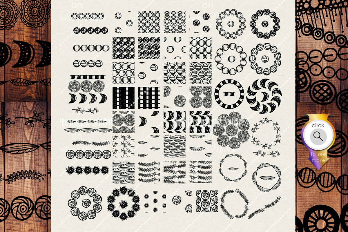Anti stress coloring: brushes for Ai, a Brush Add-On by Big Bundles Shop (Photo 3 of 3)