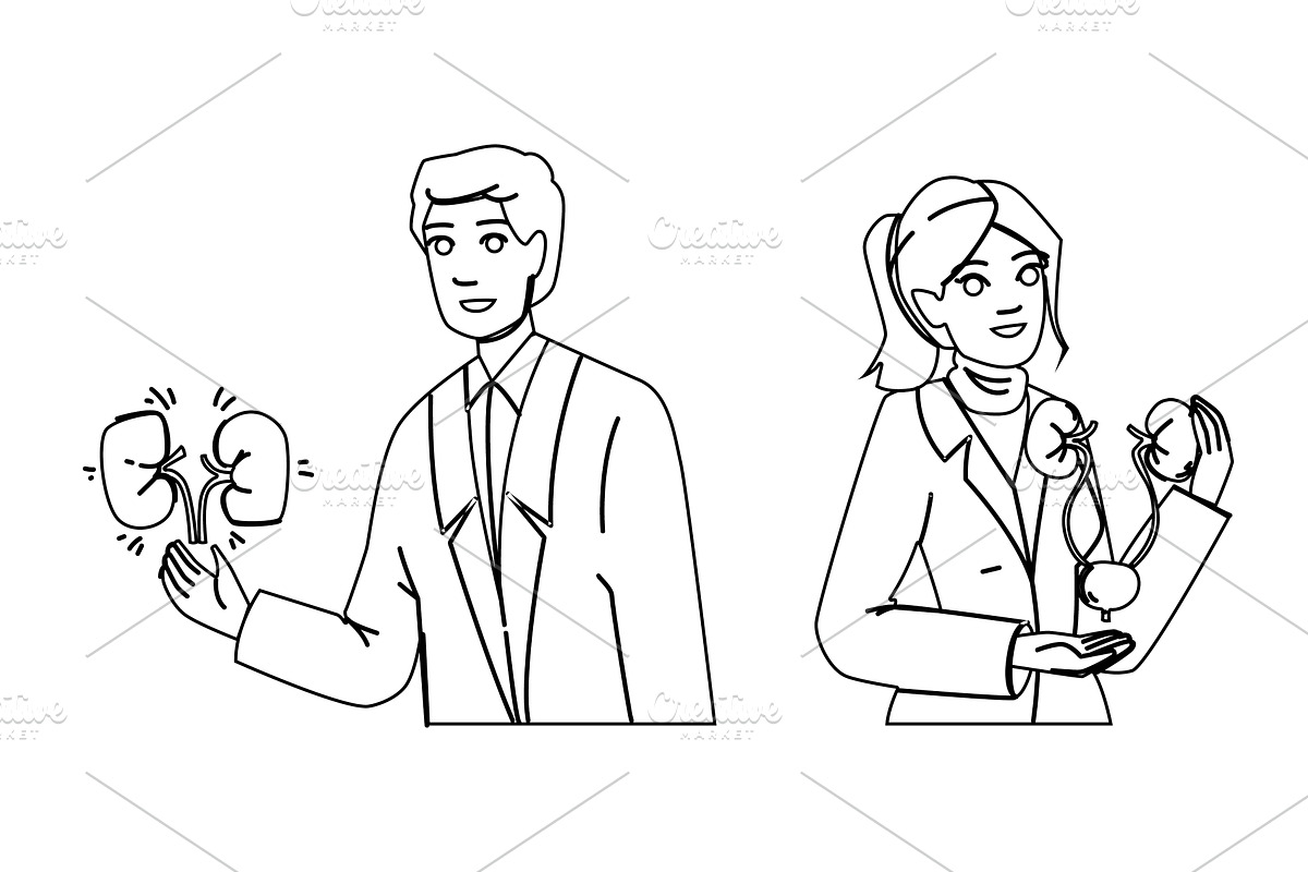 medicine urologist health vector, a Healthcare Illustration by pikepicture