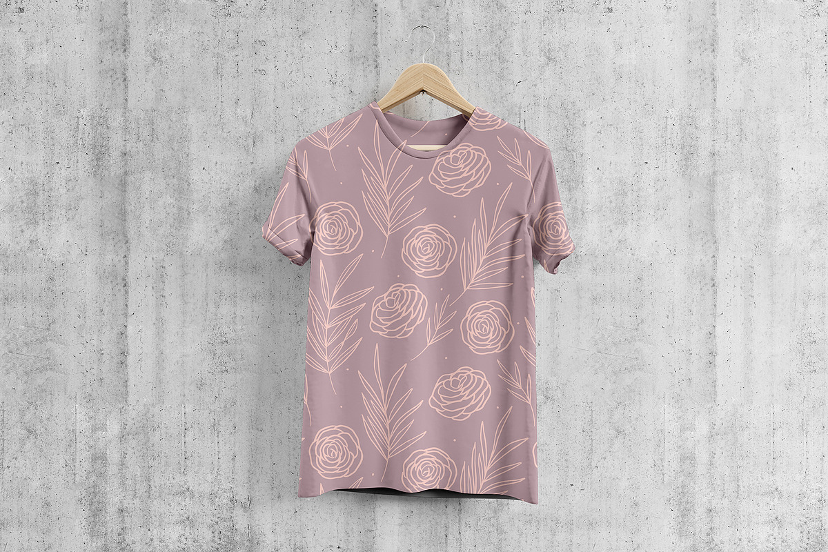 Elegant botanical seamless pattern, a Pattern Graphic by hanifa_design (Photo 3 of 12)