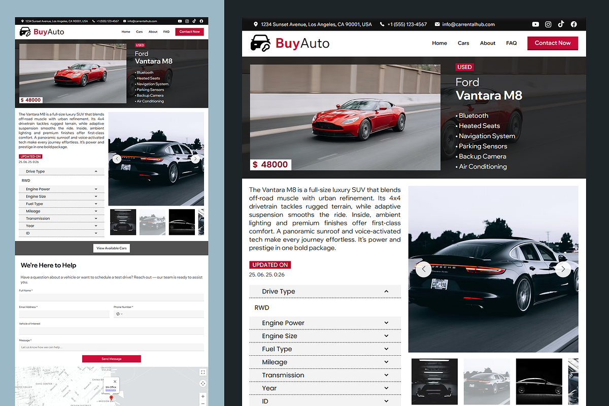 Car Dealer & Showroom Website preview 6