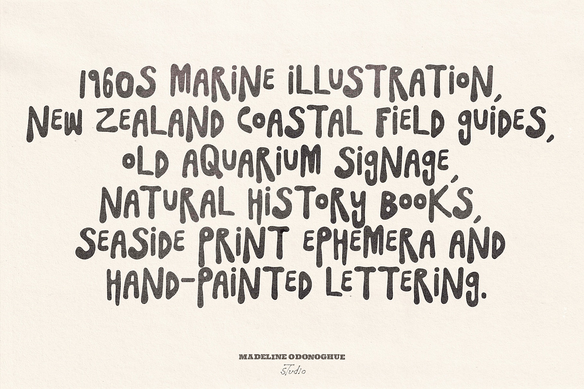 SeaFlower | Hand Drawn Surf Font, a Handwritten Font by Madeline ODonoghue Design (Photo 4 of 12)
