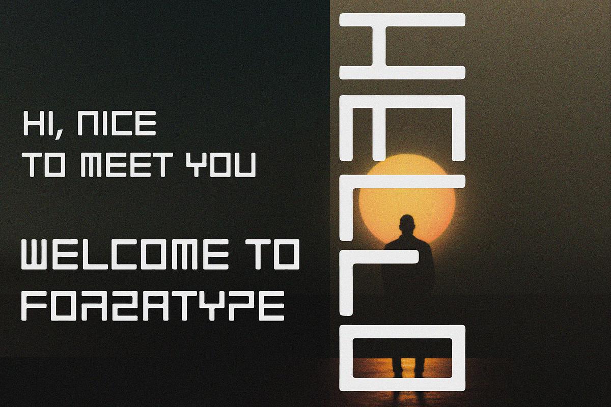 Homogen font preview 5