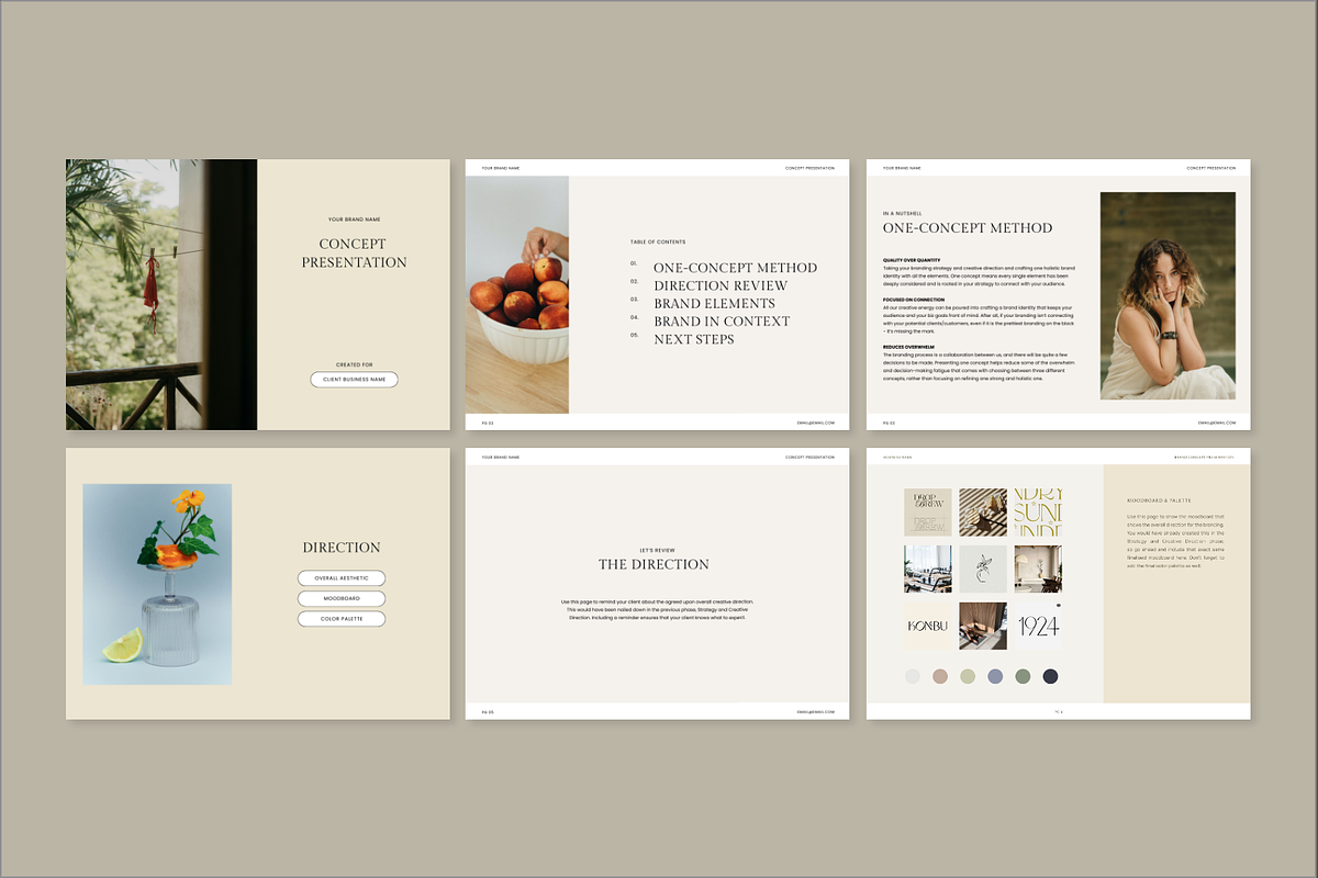Brand Process Template Bundle, Canva, a Presentation Template by Studio_Evergreen (Photo 6 of 11)