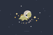 Space time Kids illustrations, an Animal Illustration by tatiletters (Thumbnail 12 of 12)