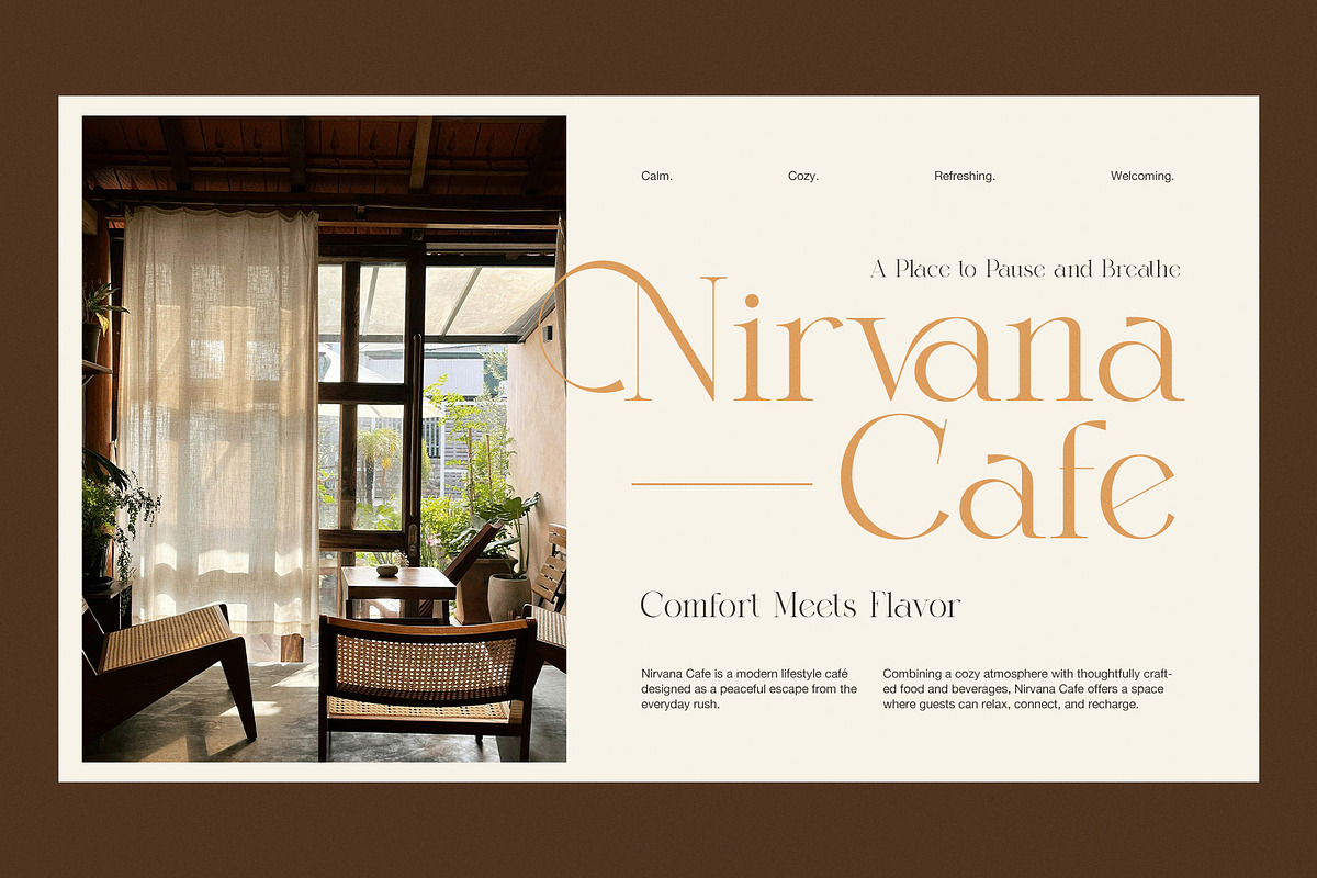 Amida Elegant Display Serif Font, a Serif Font by Graphicxell (Photo 4 of 8)